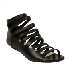 MARSELL Sandaletto Black Calf Skin Leather Heels