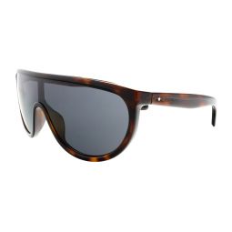 Jimmy Choo Dark Havana Rectangle HUGO/S 86 Sunglasses