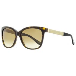 Jimmy Choo Glitter Sunglasses Cora/S FA5JD Havana/Gold 56mm