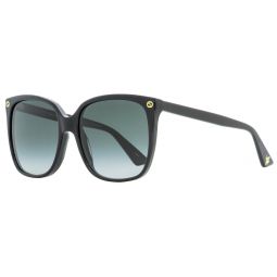 Gucci Square Sunglasses GG0022S 001 Black 57mm 0022