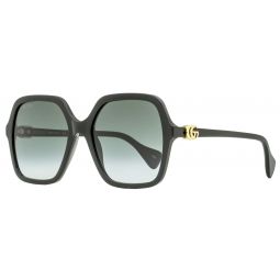 Gucci Square Sunglasses GG1072S 001 Black/Gold 56mm 1072