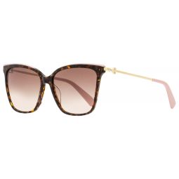Longchamp Square Sunglasses LO683S 210 Tortoise/Pink/Gold 56mm