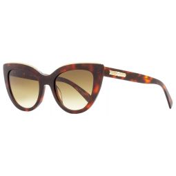 Longchamp Cat Eye Sunglasses LO686S 518 Red Havana 51mm