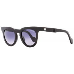 Moncler Oval Sunglasses ML0008 01B Black 48mm 0008