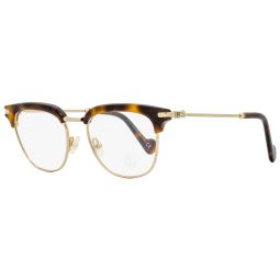Moncler Oval Eyeglasses ML5021 053 Blonde Havana 49mm 5021