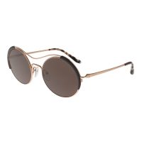 Prada Rose Gold/Brown Oval PR55VS 331408 CONCEPTUAL Sunglasses