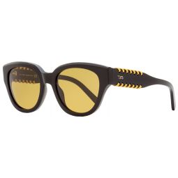 Tods Square Sunglasses TO0222 01E Black/Tan 52mm 222