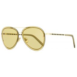 Tods Aviator Sunglasses TO0248 32E Gold/Opal/Black 63mm 248