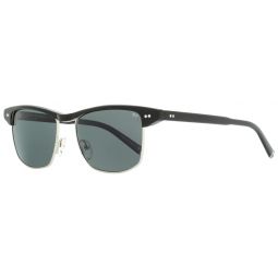 John Varvatos Cash Sunglasses V606 BLA Black/Palladium Polarized 54mm 606