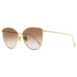 Victoria Beckham Cat-Eye Sunglasses VB209S 722 Gold 59mm 209
