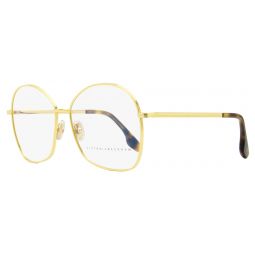 Victoria Beckham Angular Eyeglasses VB220 714 Gold 58mm 220