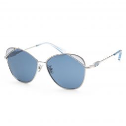 Coach Womens HC7119-935355-59 Fashion 59mm Silver Sunglasses