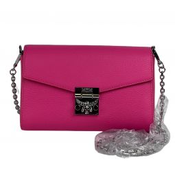MCM Millie Sugar Pink Small Crossbody Silver Chain Bag MYZ9AME54QS001