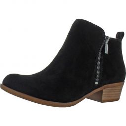 Lucky Brand Womens Basel Solid Booties Ankle Boots