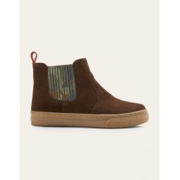 Suede Boots - Brown
