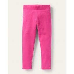 Plain Cosy Leggings - Tickled Pink