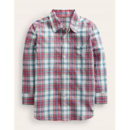 Cotton Shirt - Red Check