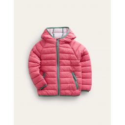 Pack-away Padded Jacket - Rose Red