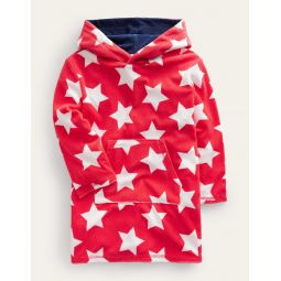 Towelling Throw-on - Red Star