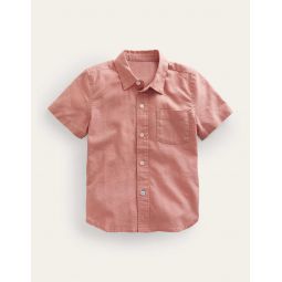 Cotton Linen Shirt - Rose Pink