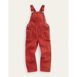 Cord Utility Dungarees - Roasted Chestnut