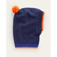 Knitted Hood - French Navy