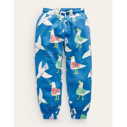 Printed Cosy Sweatpants - Directoire Blue Seagulls