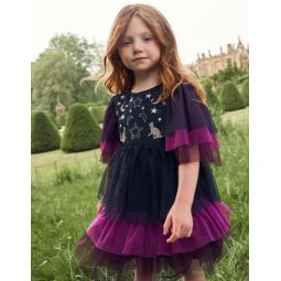 Halloween Tulle Dress - Chrysanthemum Purple
