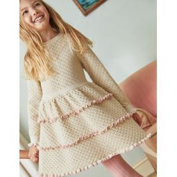 Sparkle Knitted Dress - Gold