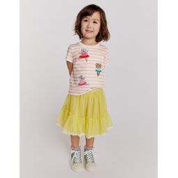 Mini Tiered Tulle Skirt - Spring Day Yellow