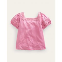 Square Neck Swing Top - Formica Pink