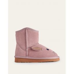 Novelty Sheepskin Boots - Vintage Pink