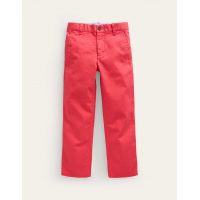Chino Stretch Pants - Jam Red