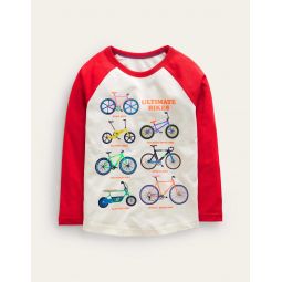 Printed Bikes T-shirt - Jam Red Bikes