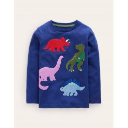 Dinosaur Boucle T-shirt - Starboard