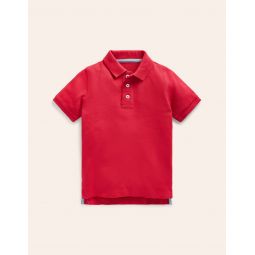 Pique Polo Shirt - Rockabilly Red