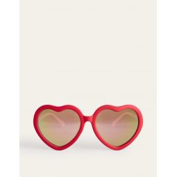 Fun Sunglasses - Red Hearts