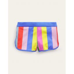Patterned Swim Shorts - Soft Multi Stripe