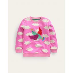 Superstitch Sweatshirt - Cosmos Pink Clouds