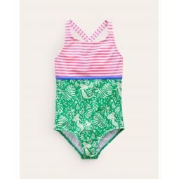 Hotchpotch Swimsuit - Pink, Green Mermaids