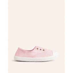 Laceless Canvas Pull-ons - Cameo Pink