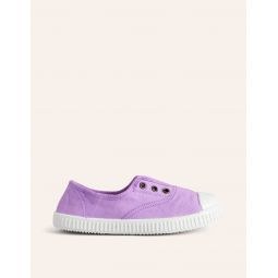Laceless Canvas Pull-ons - Parma Violet