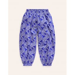 Jersey Harem Pants - Greek Blue Wave