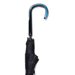 Sculpted Crook Handle Umbrella in Red or Blue