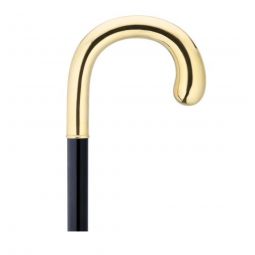 14 kt Gold Plated Bulb-Nose Walking Cane