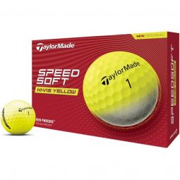 TaylorMade SpeedSoft Golf Balls 2024 - Yellow