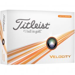 Titleist Velocity Golf Balls 2024 - Matte Orange