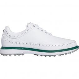 adidas MC80 Golf Shoes 2024 - Cloud White/Silver Metallic/Collegiate Green