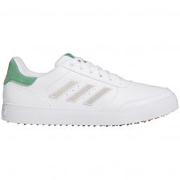 adidas Retrocross Spikeless 24 Golf Shoes - Cloud White/Cloud White/Preloved Green