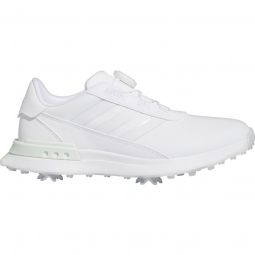 adidas Womens S2G BOA 24 Golf Shoes - Cloud White/Cloud White/Crystal Jade